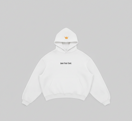 Error 404 White Hoodie