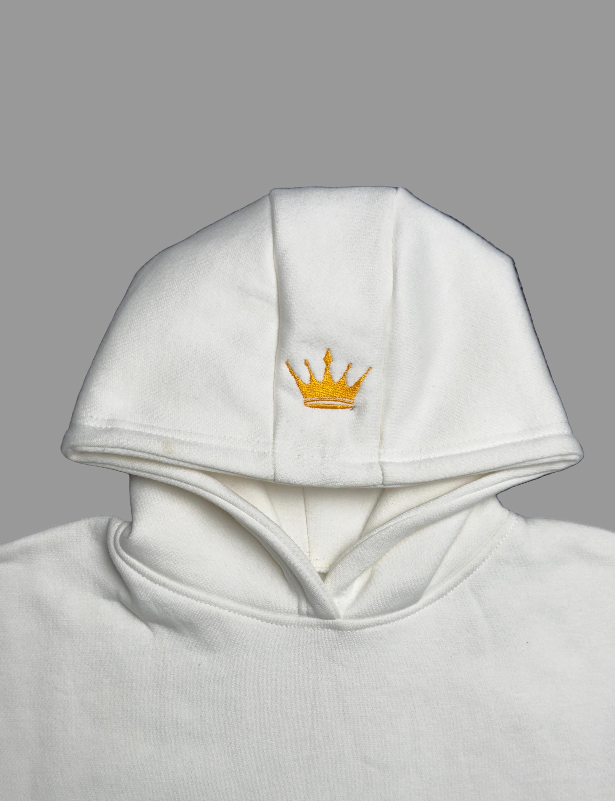 Error 404 White Hoodie